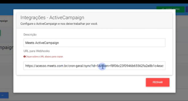 integrar com ActiveCampaign meets