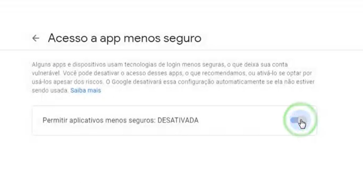 integrar com Gmail meets